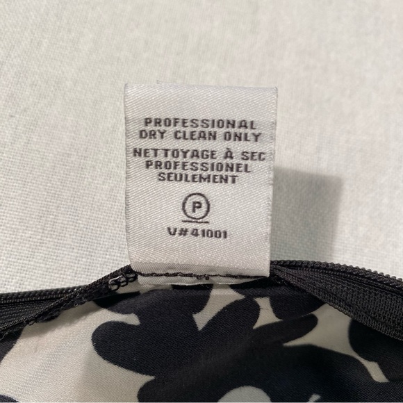 Diane Von Furstenberg DVF Purdy Black and White Floral Jumpsuit Size 2 - Picture 5 of 16